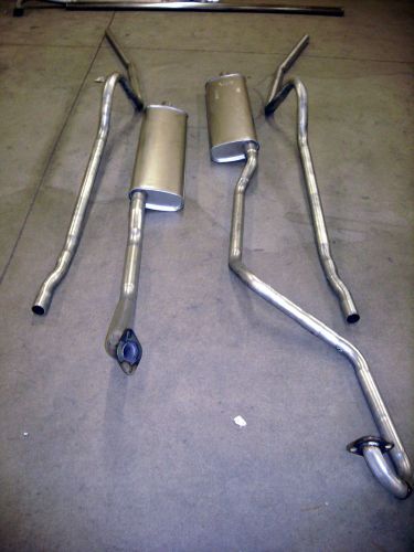 1949-1950 ford hardtop 8 cylinder dual exhaust, aluminized (dual conversion)