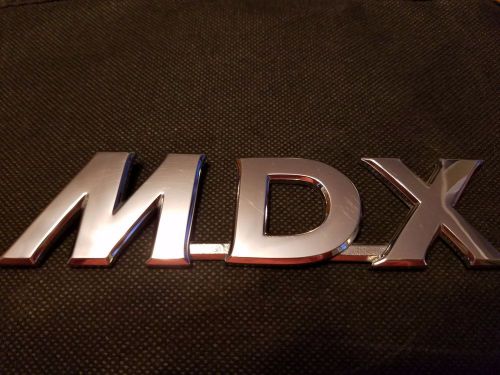 2001 - 2006 acura mdx rear script emblem oem