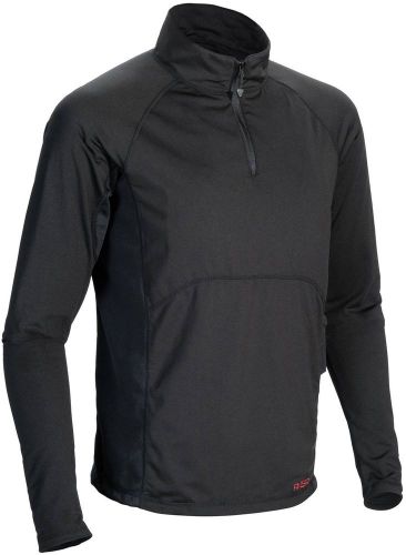 Mobile warming longmen base layer heated textile shirt(w/battery),black,2xs/xxs