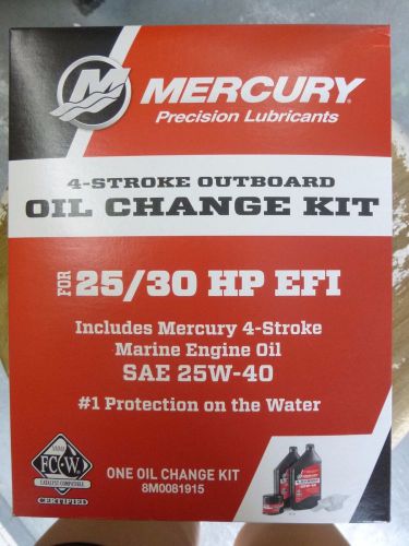 Mercury marine 4-stroke outboard oil change kit 8m0081915
