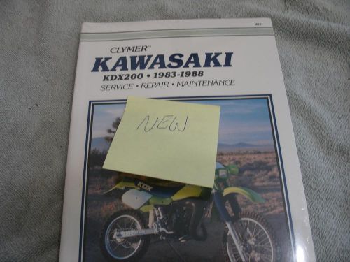 Kawasaki kdx200    service manual