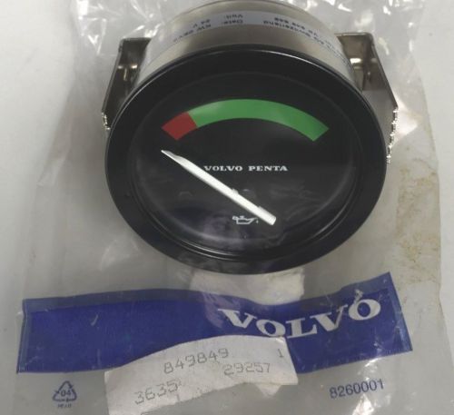Volvo penta oil pressure gauge  part # 849849 brand new in package oem