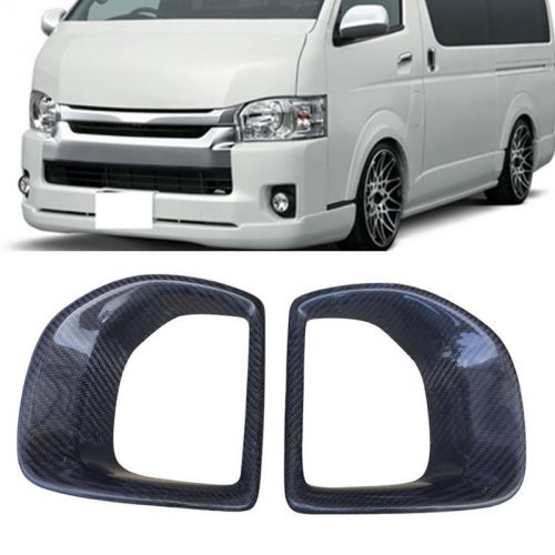 For toyota hiace 200 series 2014-2015 front fog lamp light cover 1set