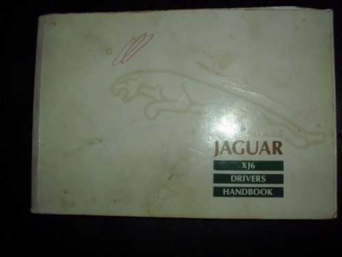 Jaguar xj6 owners manual drivers &amp; maintenance handbooks