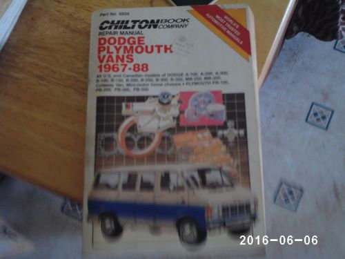 035675069342/chilton repair manual/dodge plymouth vans &#039;67-88