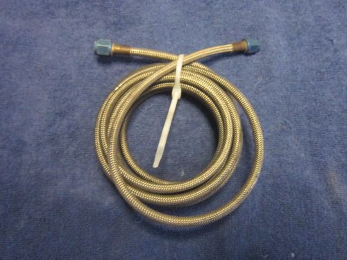 Nos 12 foot -4 an braided stainless steel nitrous hose, nice