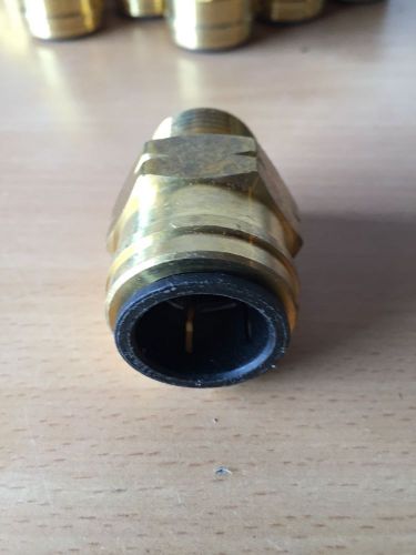 20-pack --- seatech 1701-1222 --- brass male connector --- 22mm x 3/4&#034; npt