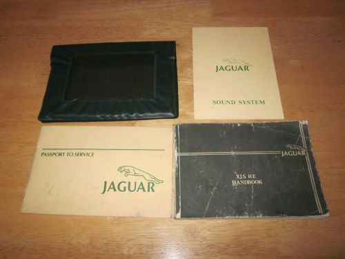 1984 jaguar xjs he owner manual with case oem owners