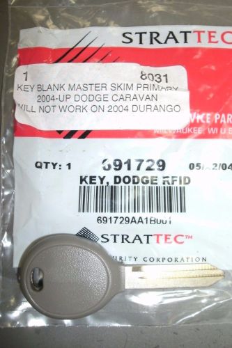 Strattec 691729 key dodge rfid 8031 2004-up dodge caravan replacement