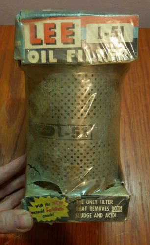 Vintage lee oil filter l-51