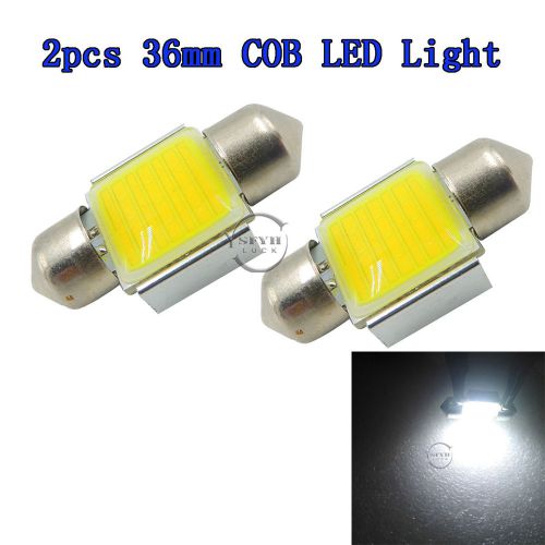 2×36mm cob led smd bulb license plate map roof dome festoon canbus truck lamp