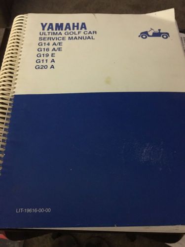 Yamaha golf car service manual p/n lit-19616-00-00