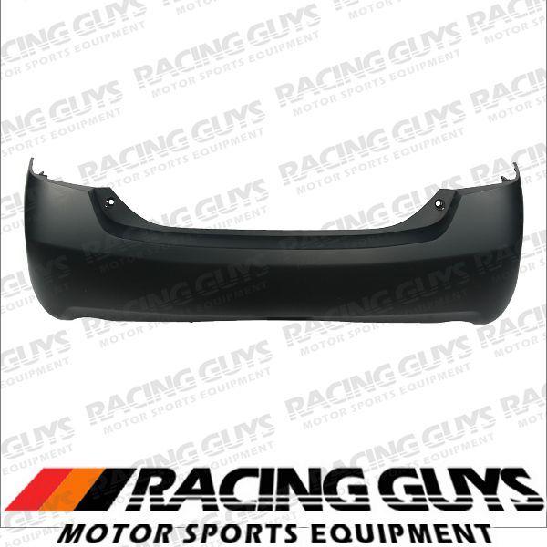 07-11 toyota camry rear bumper cover unpainted new facial plastic to1100244