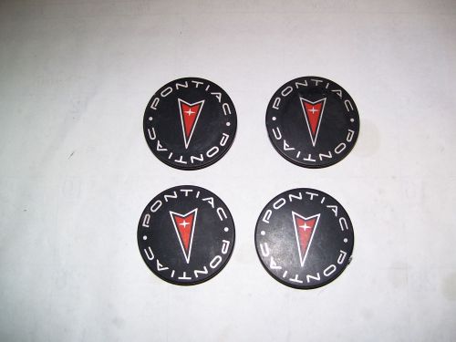 Pontiac 9593169 wheel center caps hubcaps emblem badge set of 4 four