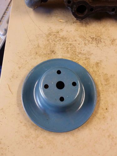 1967-1976 dodge plymouth small block fan pulley single groove