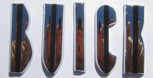 1956 buick hood letters. die cast chrome as original. hl56