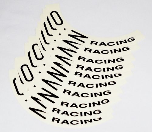 10 pieces oz racing superturismo gt replacement decal sticker