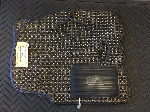 New old stock vw bus coco floor mats - fits 1968-1972 - olive/black - germany