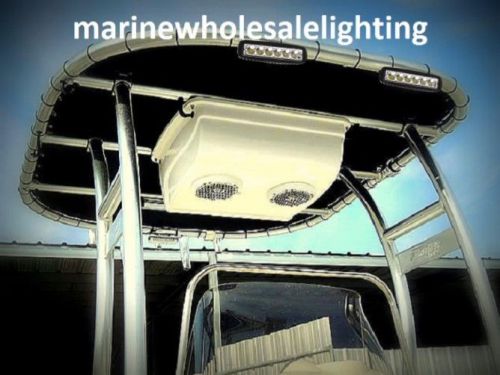 Marine t-top light black boat fishing deck lights