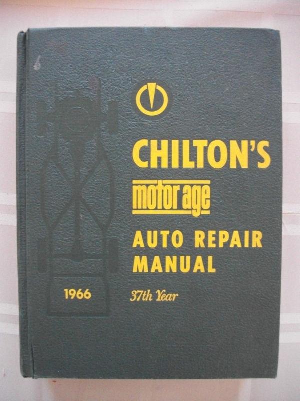 Original 1958-1966 chilton's auto repair manual, shop service book like motor's