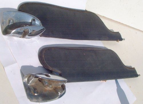 Oem convertible visors 66 67 gto lemans chevelle cutlass 442 1966 conv 1967 gm