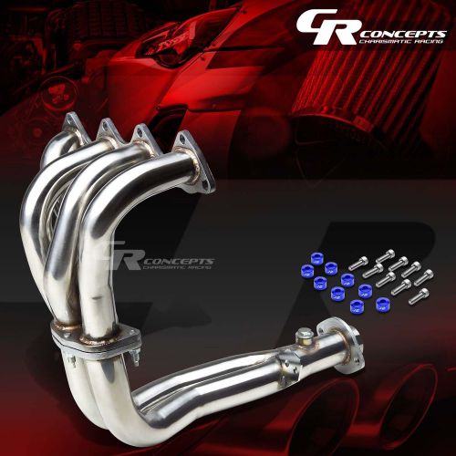 J2 for 94-01 integra exhaust manifold racing header+blue washer cup bolts