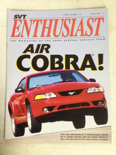 1999 ford svt mustang cobra &amp; lightning pickup truck brochure oem nos