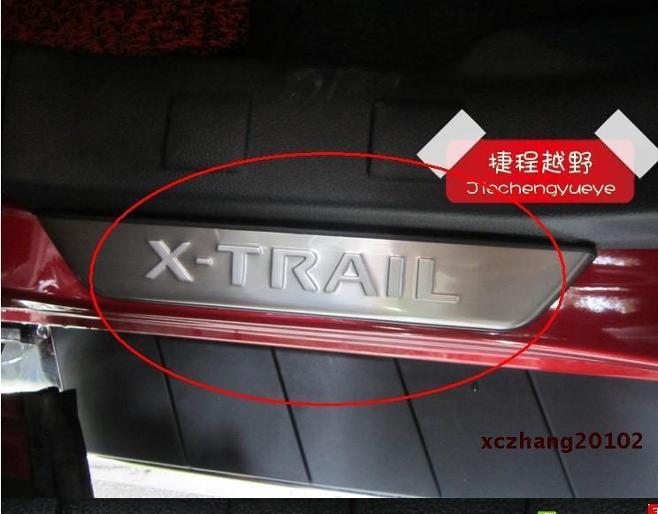 Nissan x-trail  new high quality  2006-2013  stainless door sill scuff plate