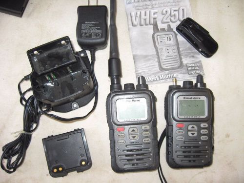 West marine hand held multi band radios