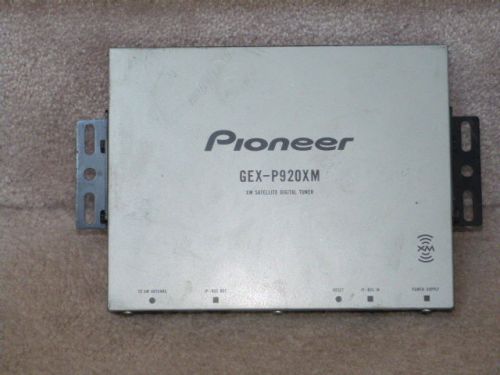 Pioneer gex-p920xm xm satellite sirius digital tuner radio receiver