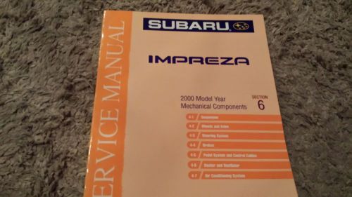 2000 subaru impreza sec. 6 service manual