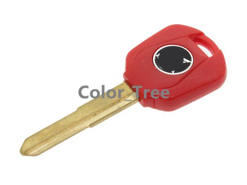 1pcs motorcycle red blank key uncut blade replacement for honda