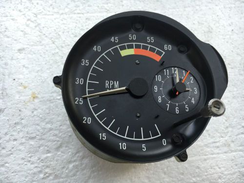 1979 trans am 6k quartz tachometer w72 clock tic toc tach formula gauge firebird