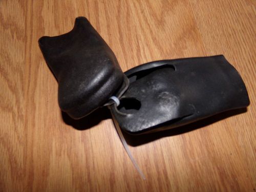1968  gm seat belt boots center bolt covers ,black  1 year style
