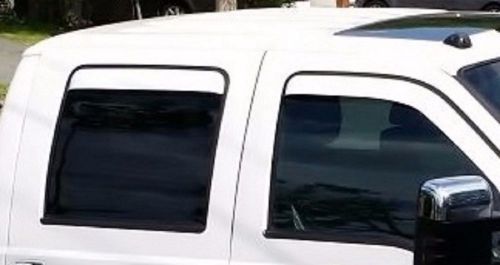 Dodge ram durango dakota painted oem color matched rain guard vent visors