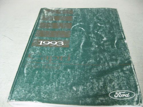 1993 capri ford   service shop manual