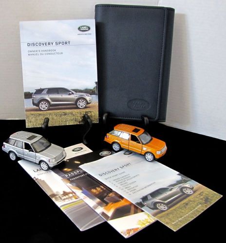 2016 land rover discovery sport with navigation owners manual set #o217