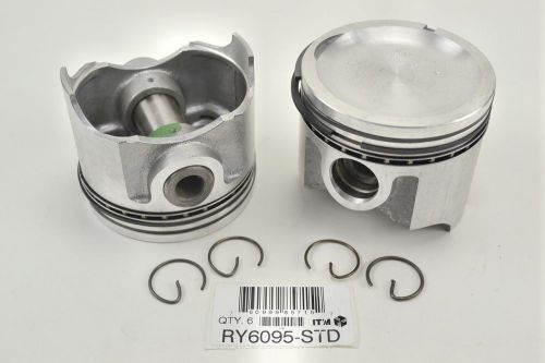 Engine piston kit itm ry6095-std fits 81-82 toyota cressida 2.8l-l6