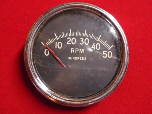 Vintage 1962 kiekhaefer mercury / mercruiser 6 cylinder 12 v tachometer /rat rod