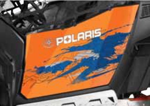 Polaris oem orange madness door graphics kit rzr 570 800 900 xp s 08-13 2879309