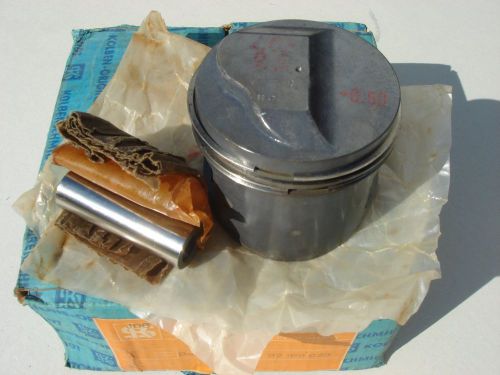 71-75 bmw 2002 tii kolbenschmidt piston set +.50 high compression (nos oem nla!)