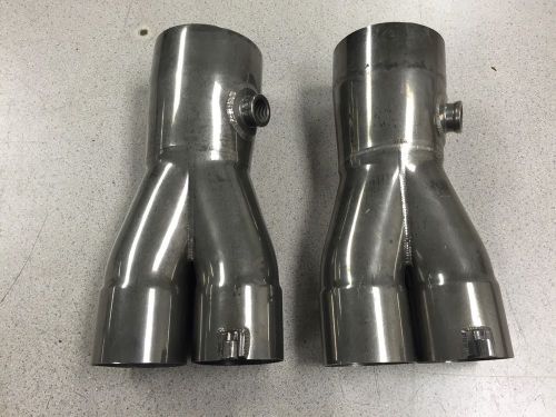 Nascar stainless steel merge collectors 3 1/2&#034;