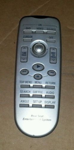 Toyota sienna sequoia highlander 4runner rav4  dvd entertainment system remote