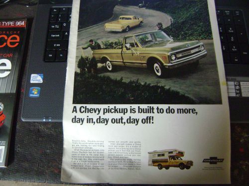 1967-1971 chevrolet truck  ad/poster do more ad