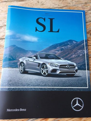 2017 mercedes-benz sl sl450 sl550 amg sl63 sl65 dealer sales brochure new