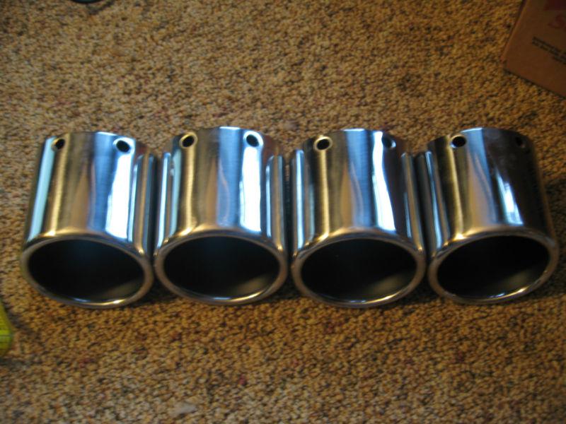 Stainless steel exhaust tips