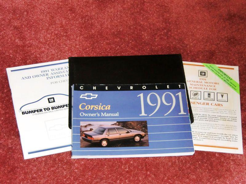 ★★ 1991 chevy corsica owners manual portfolio 91!! ★★
