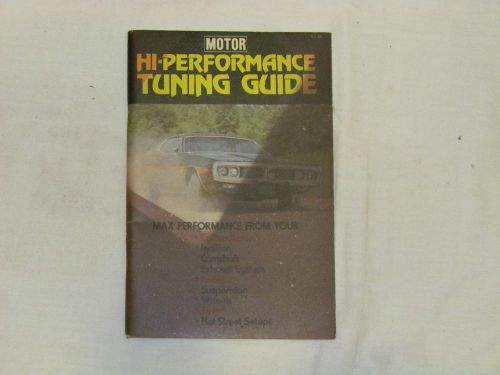 Hi-performance tuning guide by motor
