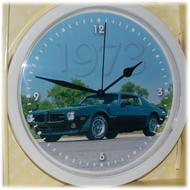 1973 pontiac firebird trans am decorative wall clock -#603-
