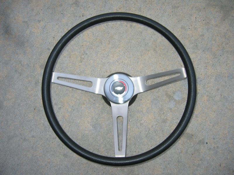1969 1970 comfort grip 3 spoke steering wheel chevelle camaro nova truck